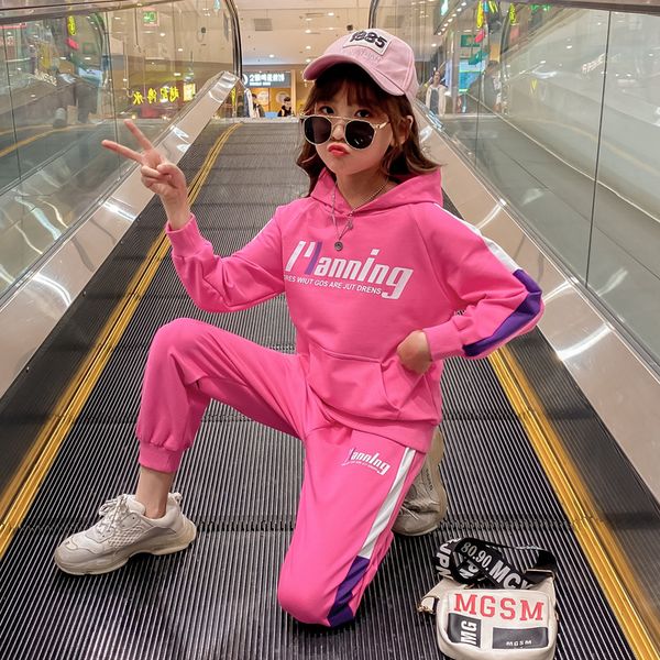 girls sweatshirts +pants sets spring 2021 autumn kids cotton teenagers children clothing outfits sport tracksuits, White
girls sweatshirts +pants sets spring 2021 autumn kids cotton teenagers children clothing outfits sport tracksuits, White