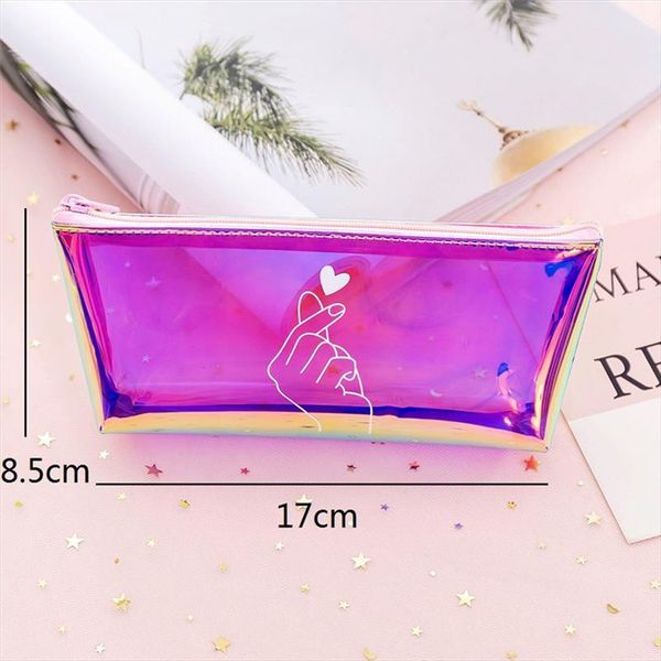 letter print laser cosmetic bag holographic pvc men women travel wash waterproof storage organizer makeup cases beauty bags 
letter print laser cosmetic bag holographic pvc men women travel wash waterproof storage organizer makeup cases beauty bags