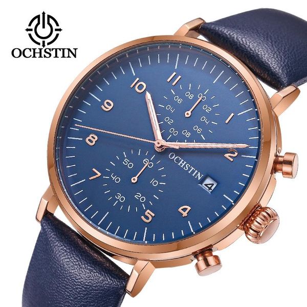 wristwatches ochstin brand men business quartz watch fashion casual leather belt calendar chronograph ultra-thin waterproof wristwatch, Slivery;brown
wristwatches ochstin brand men business quartz watch fashion casual leather belt calendar chronograph ultra-thin waterproof wristwatch, Slivery;brown