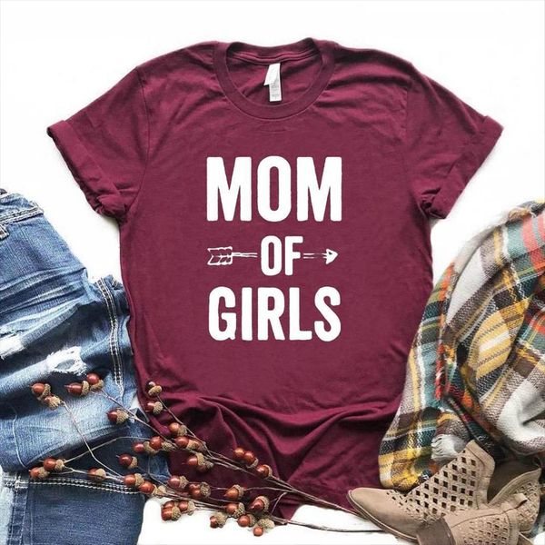 mom of girls arrow women print short sleeve o neck loose ladies causal tee clothes, White
mom of girls arrow women print short sleeve o neck loose ladies causal tee clothes, White