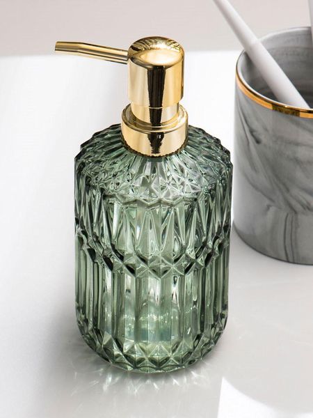 liquid soap dispenser bathroom pump glass shampoo bath lotion bottle lavatory gold head girl present green grey black 390ml
liquid soap dispenser bathroom pump glass shampoo bath lotion bottle lavatory gold head girl present green grey black 390ml