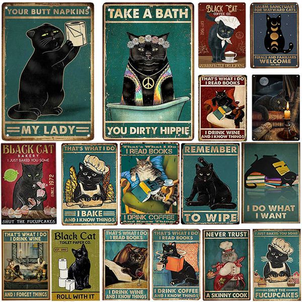 retro metal poster tin signs cat series decoration bar home cafe personality mural creative vintage tin painting metal plate
retro metal poster tin signs cat series decoration bar home cafe personality mural creative vintage tin painting metal plate