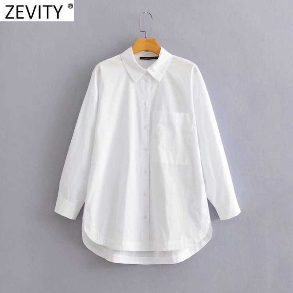 zevity women fashion sinlge pocket casual loose white shirt office lady long sleeve business blouse roupas chic ls9291 210603
zevity women fashion sinlge pocket casual loose white shirt office lady long sleeve business blouse roupas chic ls9291 210603