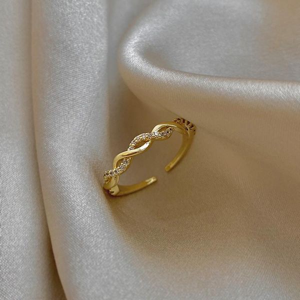 wedding rings fashion geometric woven twist open for women simple metal charm ring jewelry party gifts, Slivery;golden
wedding rings fashion geometric woven twist open for women simple metal charm ring jewelry party gifts, Slivery;golden