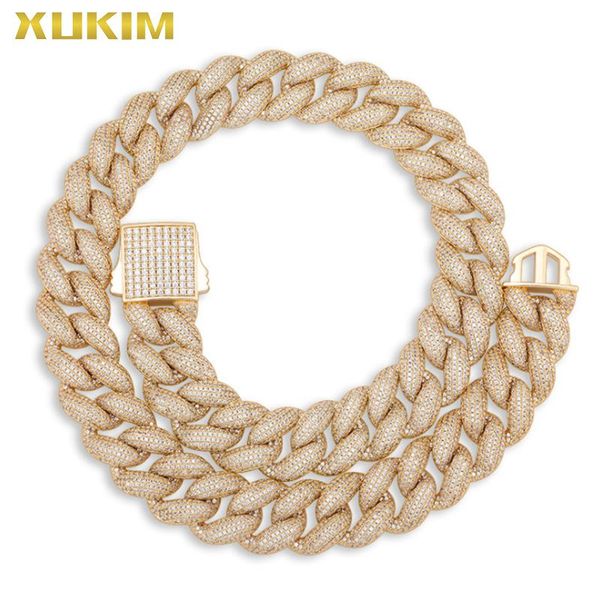 xukim jewelry large size 18mm bling gold color fat chain cuban necklace rock rapper iced out hip hop gift party chains, Silver
xukim jewelry large size 18mm bling gold color fat chain cuban necklace rock rapper iced out hip hop gift party chains, Silver