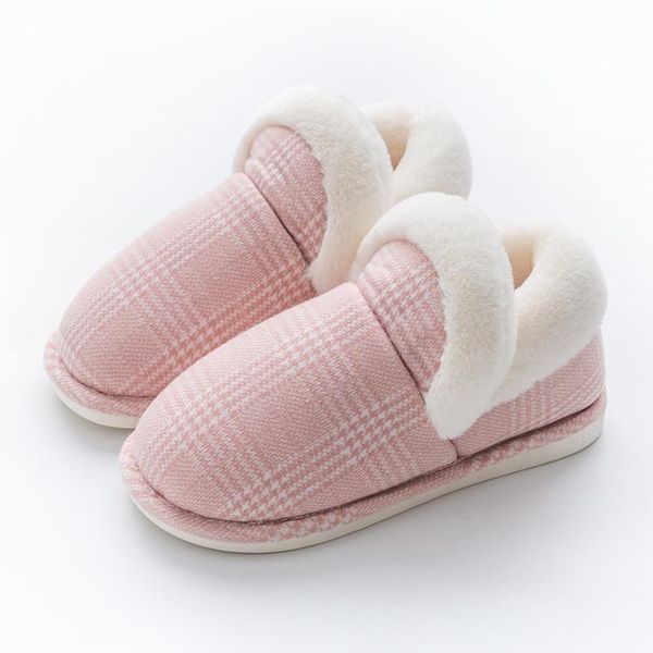 slippers men and women plaid thick cotton with a couple indoor outdoor non-slip home warm, Black
slippers men and women plaid thick cotton with a couple indoor outdoor non-slip home warm, Black