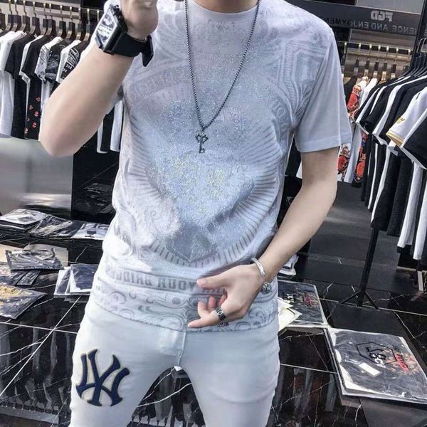 brand polo shirt short super trend t-sve personality fashion 2021 summer men's 0 drill half sve t-shirt, White;black
brand polo shirt short super trend t-sve personality fashion 2021 summer men's 0 drill half sve t-shirt, White;black