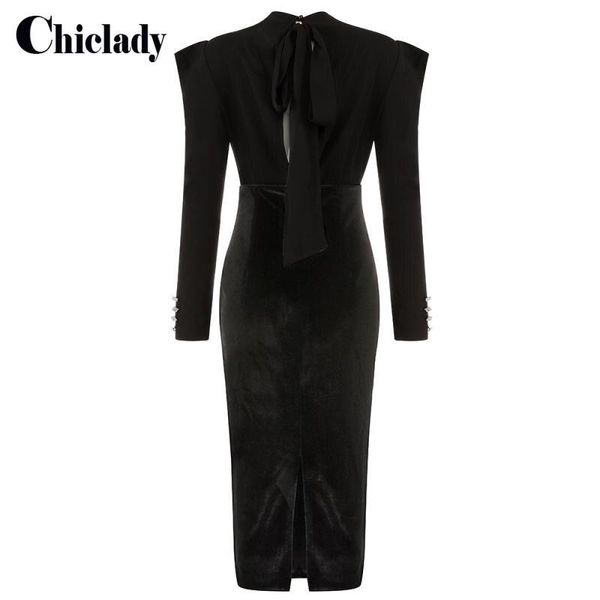 casual dresses chiclady vintage elegant slim bodycom dress autumn winter black backless puff sleeve midi party lady velvet ropa demujer, Black;gray
casual dresses chiclady vintage elegant slim bodycom dress autumn winter black backless puff sleeve midi party lady velvet ropa demujer, Black;gray