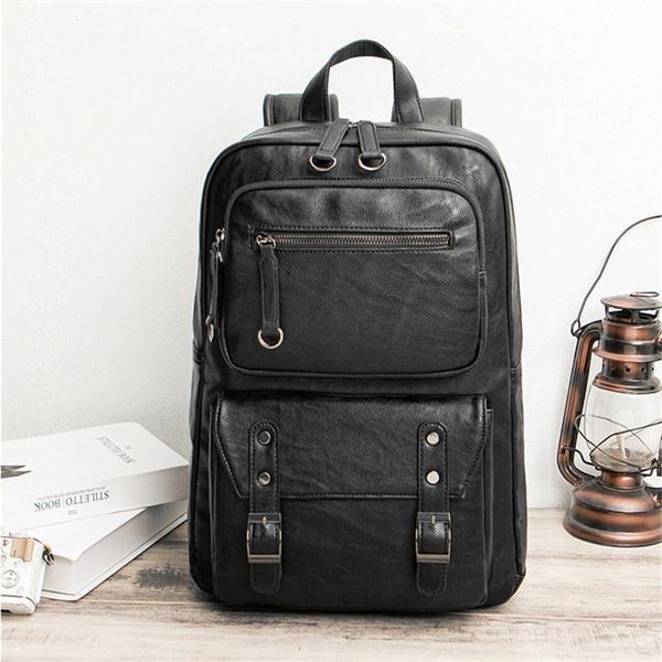 backpack pu leather for men computer bag lapstudent bookbag leisure travel black business work anti theft designer
backpack pu leather for men computer bag lapstudent bookbag leisure travel black business work anti theft designer