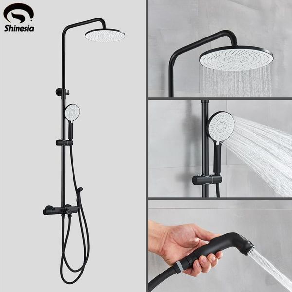 bathroom shower sets shinesia black showerfaucet wall mounted 10 inch rainfall head with hand bathtub spout mixer set
bathroom shower sets shinesia black showerfaucet wall mounted 10 inch rainfall head with hand bathtub spout mixer set