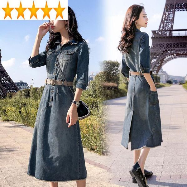 autumn elegant vintage spring denim dress women clothes party ladies dresses jeans vestido midi qtby1865a kj2901 casual, Black;gray
autumn elegant vintage spring denim dress women clothes party ladies dresses jeans vestido midi qtby1865a kj2901 casual, Black;gray