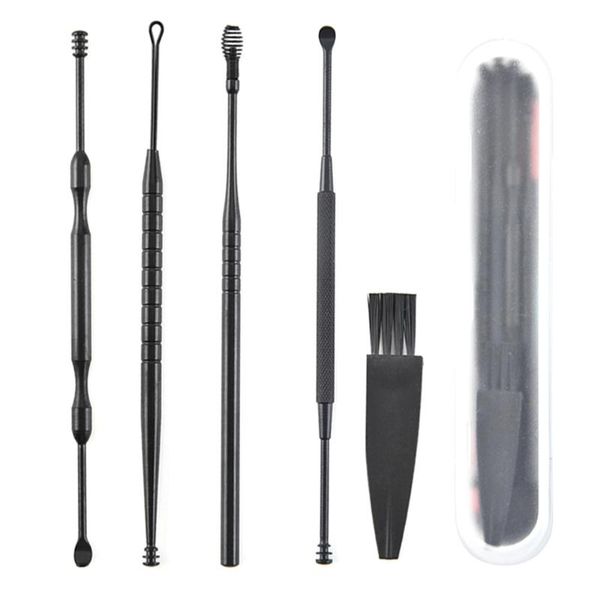 nail art kits 5pcs ear scoop double-headed rotating double-end pick spoon clean tool cleaner for adults (black)
nail art kits 5pcs ear scoop double-headed rotating double-end pick spoon clean tool cleaner for adults (black)