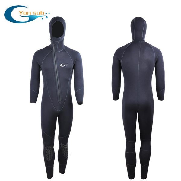 men's 5mm neoprene fishing diving surfing suit hooded integrated full set of cold proof swim wear
men's 5mm neoprene fishing diving surfing suit hooded integrated full set of cold proof swim wear