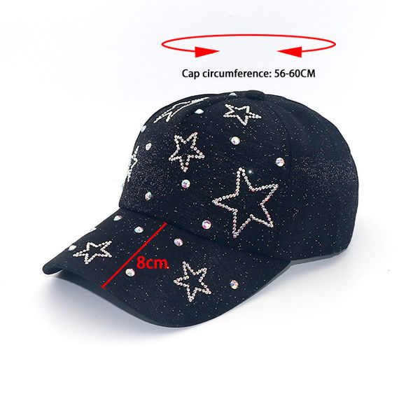 solid color diamond five pointed star baseball summer sunscreen short brim cap, Blue;gray
solid color diamond five pointed star baseball summer sunscreen short brim cap, Blue;gray