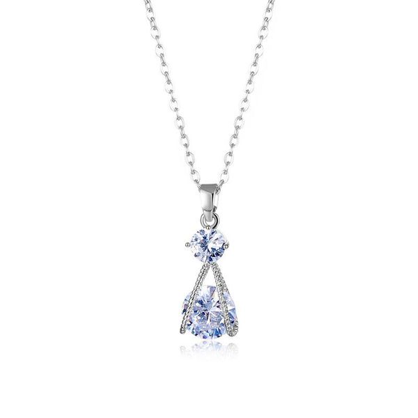 pendant necklaces berserk jewellery female drop zircon clavicle copper plated torque bridal wedding necklace for girls, Silver
pendant necklaces berserk jewellery female drop zircon clavicle copper plated torque bridal wedding necklace for girls, Silver