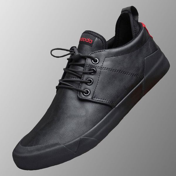 new men leather casual shoes big size spring autumn fashion lace-up trend flat shoes cool loafers boots, Black
new men leather casual shoes big size spring autumn fashion lace-up trend flat shoes cool loafers boots, Black