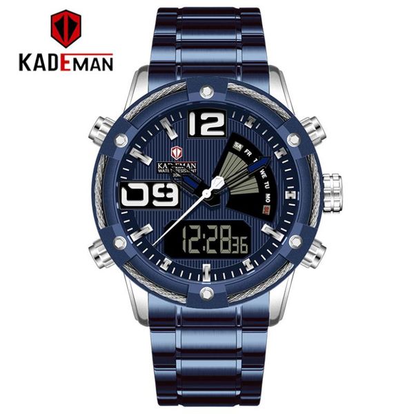 wristwatches kademan men military sports waterproof watches blue quartz digital wrist watch for bright backlight clock relogio masculino, Slivery;brown
wristwatches kademan men military sports waterproof watches blue quartz digital wrist watch for bright backlight clock relogio masculino, Slivery;brown