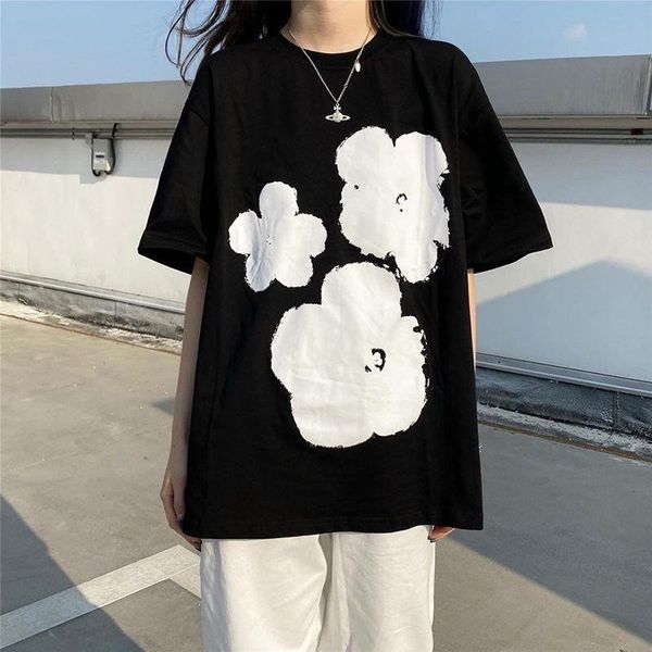men's t-shirts summer kawaii flowers print t-shirt harajuku youthful vitality fashion street all-match clothes brief fitted, White;black
men's t-shirts summer kawaii flowers print t-shirt harajuku youthful vitality fashion street all-match clothes brief fitted, White;black