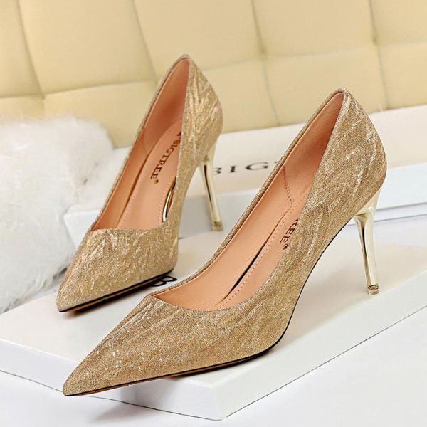 dress shoes 2021spring/autumn bling thin high heels women pumps shallow pointed toe stiletto slip on fashion wedding ladies, Black
dress shoes 2021spring/autumn bling thin high heels women pumps shallow pointed toe stiletto slip on fashion wedding ladies, Black