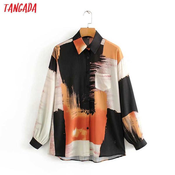 tangada women chic oversized painting blouse long sleeve female casual print shirts stylish blusas 2j07 210609, White
tangada women chic oversized painting blouse long sleeve female casual print shirts stylish blusas 2j07 210609, White