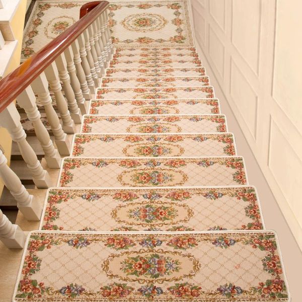 carpets mediterranean modern step carpet european style jacquard stair mat home self-adhesive stairway rug non-slip wood full blanket
carpets mediterranean modern step carpet european style jacquard stair mat home self-adhesive stairway rug non-slip wood full blanket