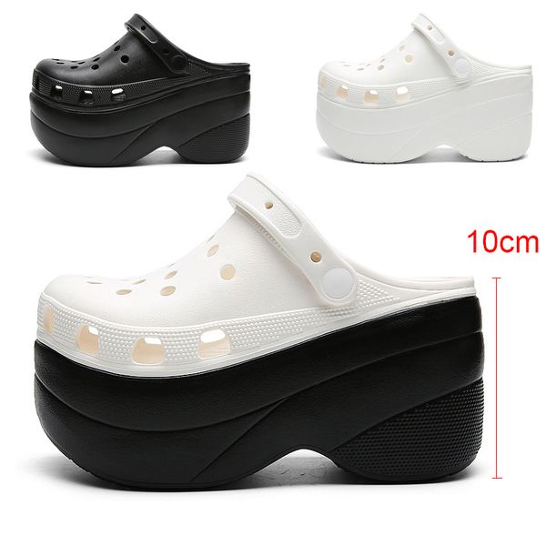super high 10cm sandals summer women slippers platform sandals outdoor clogs thick street beach slippers flip flops garden shoes, Black
super high 10cm sandals summer women slippers platform sandals outdoor clogs thick street beach slippers flip flops garden shoes, Black