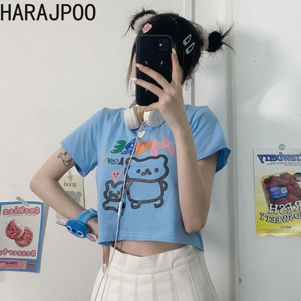 harajpoo women t-shirt preppy style bf loose wild cartoon bear summer korean student short umbilical short-sleeved female women's, White
harajpoo women t-shirt preppy style bf loose wild cartoon bear summer korean student short umbilical short-sleeved female women's, White