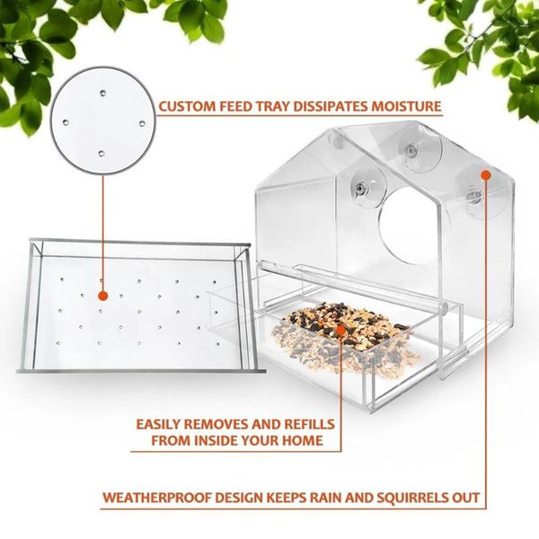 bird cages ly window birds feeder weather proof house shape clear acrylic with 3 sucker for outdoors songbird va88
bird cages ly window birds feeder weather proof house shape clear acrylic with 3 sucker for outdoors songbird va88