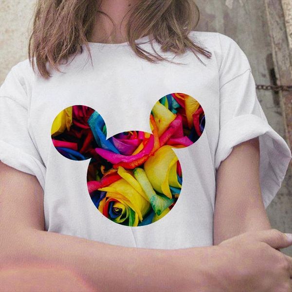 leopard mouse head flower vintage womens print tshirts cotton 90s vouge tee hipster, White
leopard mouse head flower vintage womens print tshirts cotton 90s vouge tee hipster, White