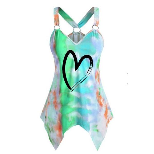 women's blouses & shirts women tie-dye blouse fashion v-neck plus size o ring handkerchief tank blusas de mujer, White
women's blouses & shirts women tie-dye blouse fashion v-neck plus size o ring handkerchief tank blusas de mujer, White