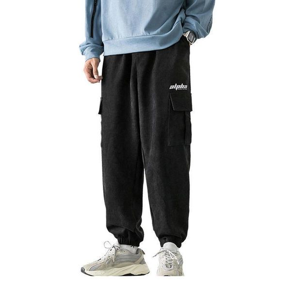 men cargo pant side letter printed man joggers pants 2021 korean casual trouser pantalones men's, Black
men cargo pant side letter printed man joggers pants 2021 korean casual trouser pantalones men's, Black