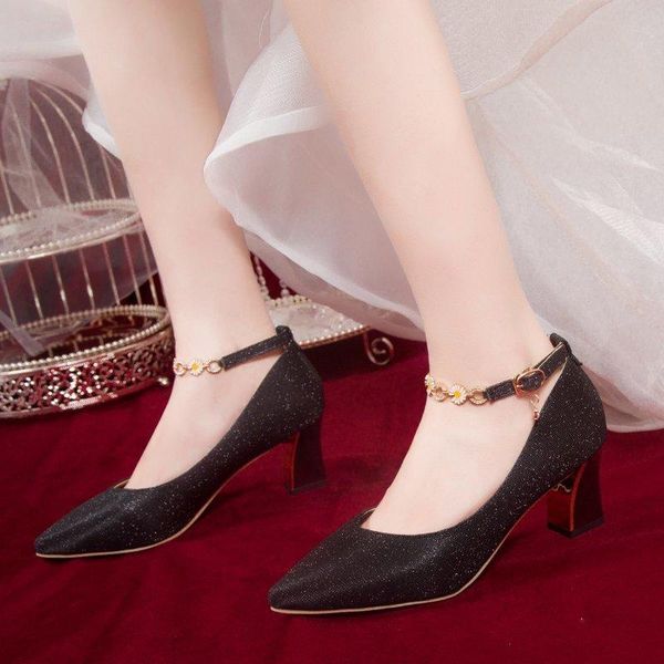 dress shoes sequined pointed toe women pumps shallow mouth high heel woman solid color wedding zapatillas mujer, Black
dress shoes sequined pointed toe women pumps shallow mouth high heel woman solid color wedding zapatillas mujer, Black