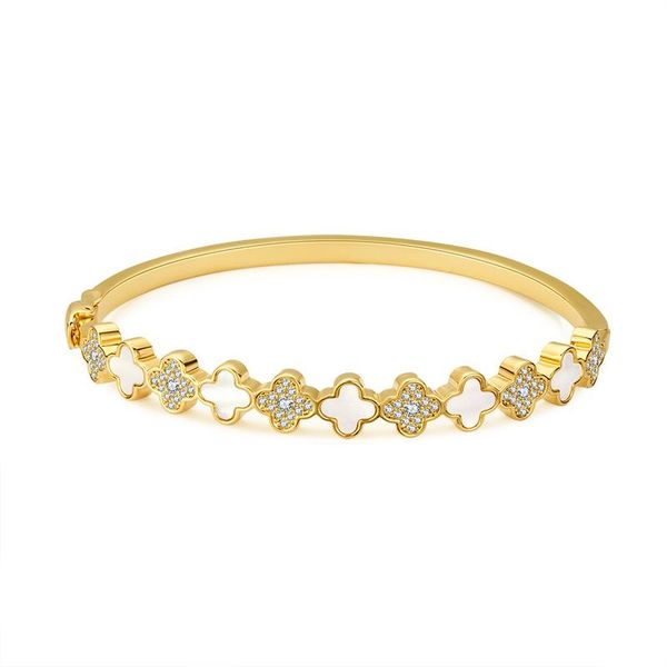 bangle advanced luxury elegant crystal cuff bangles gold color shine smooth bracelets on hand for women fashion jewelry party gift, Black
bangle advanced luxury elegant crystal cuff bangles gold color shine smooth bracelets on hand for women fashion jewelry party gift, Black