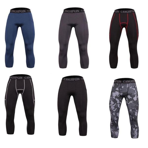 running pants men's sports shorts fitness workout 3/4 men compression cycling training short cropped trousers tights leggings, Black;blue
running pants men's sports shorts fitness workout 3/4 men compression cycling training short cropped trousers tights leggings, Black;blue