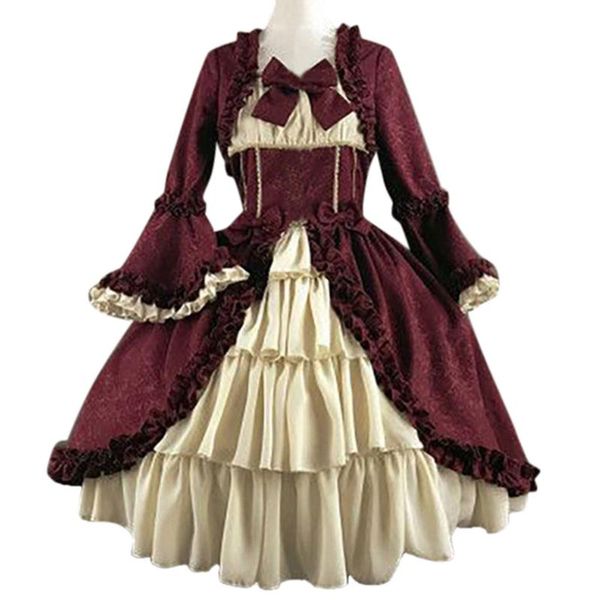 casual dresses medieval retro gothiced court dress royal lady ball square neck tight waist bowknot women elegant costume vestido ropa muj, Black;gray
casual dresses medieval retro gothiced court dress royal lady ball square neck tight waist bowknot women elegant costume vestido ropa muj, Black;gray