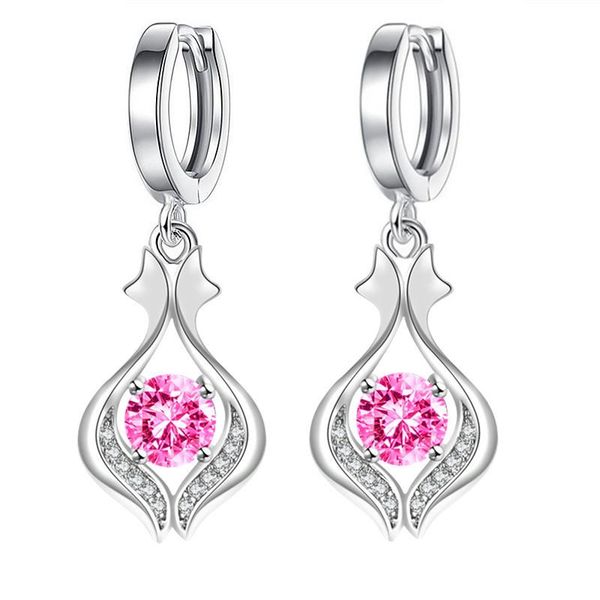 dangle & chandelier 925 sterling silver earrings woman fashion jewelry blue pink white crystal zircon selling ny1128
dangle & chandelier 925 sterling silver earrings woman fashion jewelry blue pink white crystal zircon selling ny1128