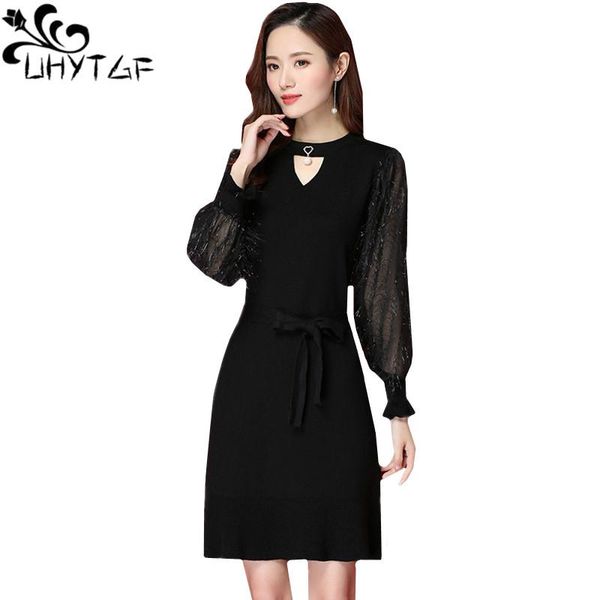 casual dresses uhytgf ladies spring dress fashion korean knit pullover sweater women splicing long sleeve mini female plus size1187, Black;gray
casual dresses uhytgf ladies spring dress fashion korean knit pullover sweater women splicing long sleeve mini female plus size1187, Black;gray