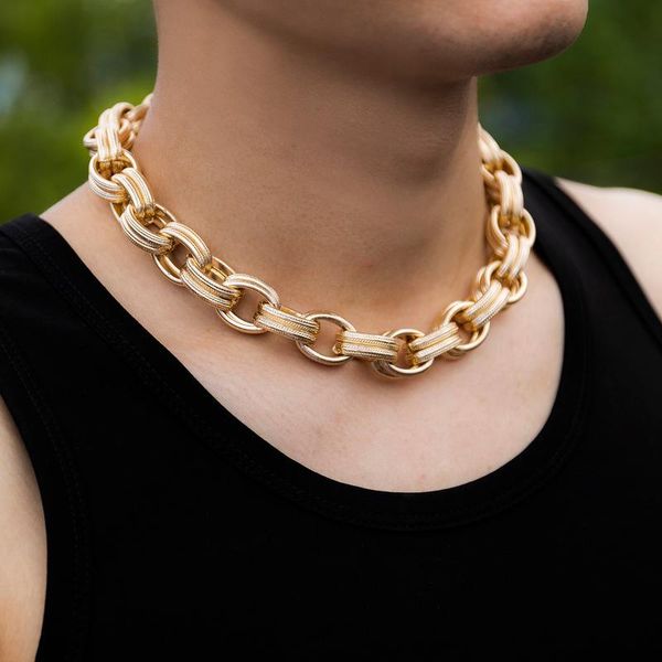 chokers punk chunky statement short collar clavicle chain choker necklace for women men fashion exaggerated thick jewelry, Golden;silver
chokers punk chunky statement short collar clavicle chain choker necklace for women men fashion exaggerated thick jewelry, Golden;silver