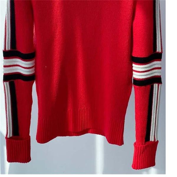 sweater 2021 autumn and winter striped contrast color slim-fit wool mixed pattern jmwa, White;black
sweater 2021 autumn and winter striped contrast color slim-fit wool mixed pattern jmwa, White;black
