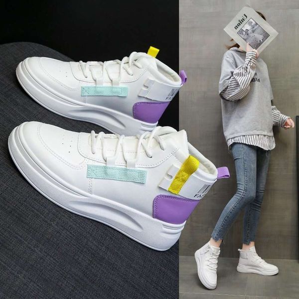 casual shoes high help girl 2021 spring new fairy net red small white shoes student thick soled casual women's fashion kcfq, Black
casual shoes high help girl 2021 spring new fairy net red small white shoes student thick soled casual women's fashion kcfq, Black