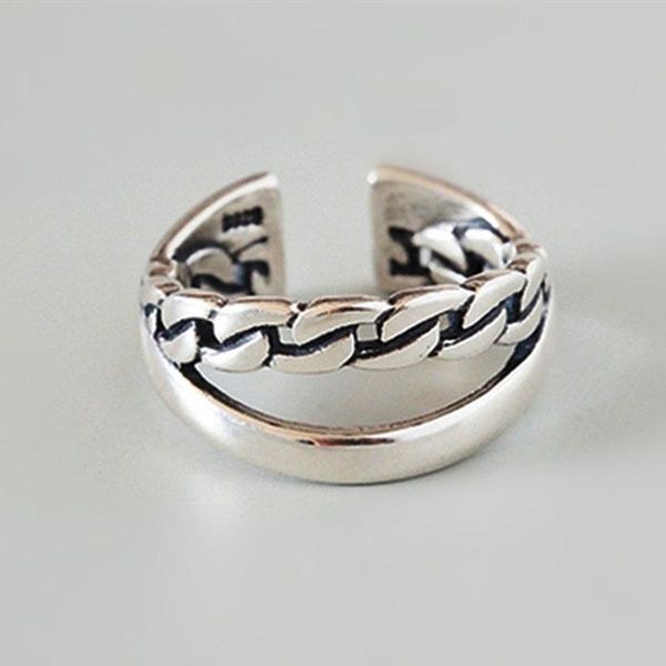 cluster rings fashion vintage style 925 silver letter good luck retro finger open jewelry, Golden;silver
cluster rings fashion vintage style 925 silver letter good luck retro finger open jewelry, Golden;silver