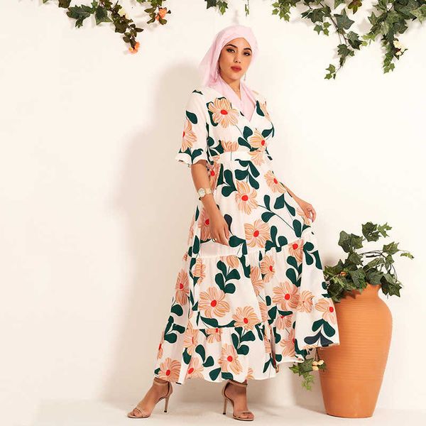 casual dresses summer fashion women's v-neck color high-waist cake skirt trumpet short-sleeved elegant and thin long arab (without, Black;gray
casual dresses summer fashion women's v-neck color high-waist cake skirt trumpet short-sleeved elegant and thin long arab (without, Black;gray