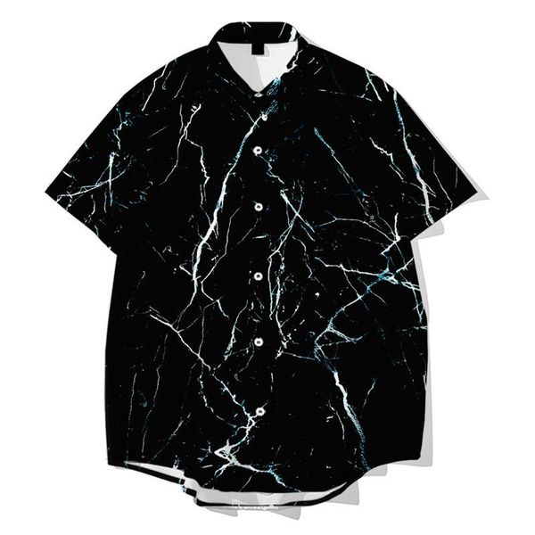 men's casual shirts black white marble texture print hawaiian aloha shirt men summer short sleeve beach mens holiday party vacation clo, White;black
men's casual shirts black white marble texture print hawaiian aloha shirt men summer short sleeve beach mens holiday party vacation clo, White;black