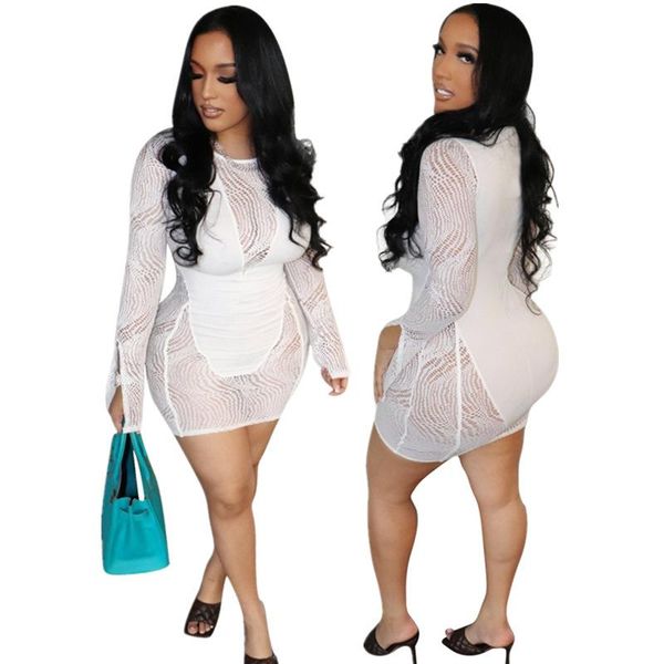 casual dresses women long sleeve lace insert bodycon mini dress party club, Black;gray
casual dresses women long sleeve lace insert bodycon mini dress party club, Black;gray