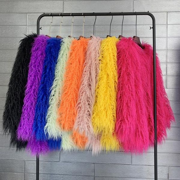 women's wool & blends fur imitation coat korean pure color beach middle and long style lamb, Black
women's wool & blends fur imitation coat korean pure color beach middle and long style lamb, Black