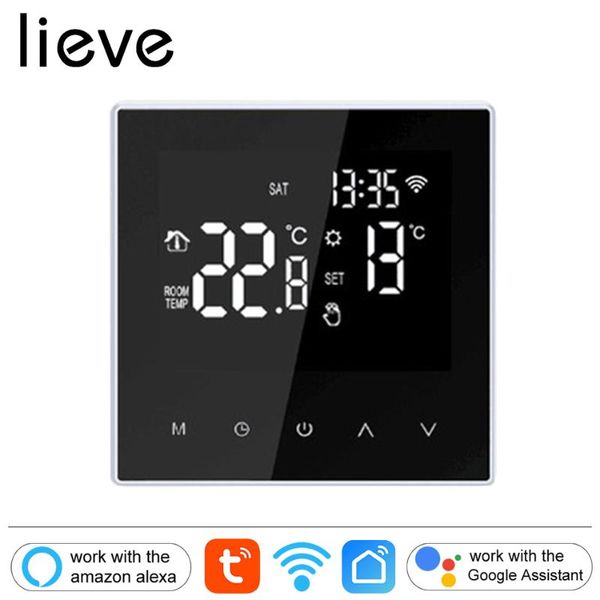 smart home control wifi thermostat for gas boiler water floor heating temperature controller tuya life alexa google
smart home control wifi thermostat for gas boiler water floor heating temperature controller tuya life alexa google