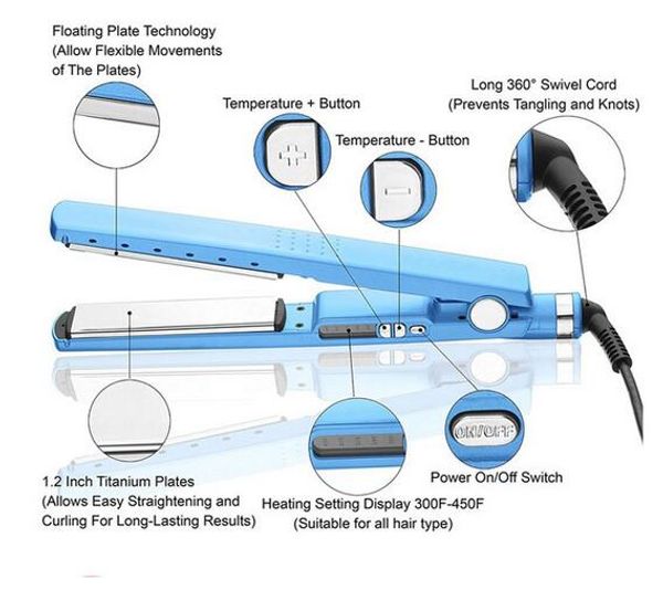 professional hair straighteners nano titanium plate hair straightener curler tourmaline ceramic flat iron salon hair iron styler
professional hair straighteners nano titanium plate hair straightener curler tourmaline ceramic flat iron salon hair iron styler