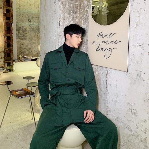 men's pants men vintage streetwear hip hop long sleeve loose wide leg with belt overalls male casual harem trousers jumpsuit pant, Black
men's pants men vintage streetwear hip hop long sleeve loose wide leg with belt overalls male casual harem trousers jumpsuit pant, Black