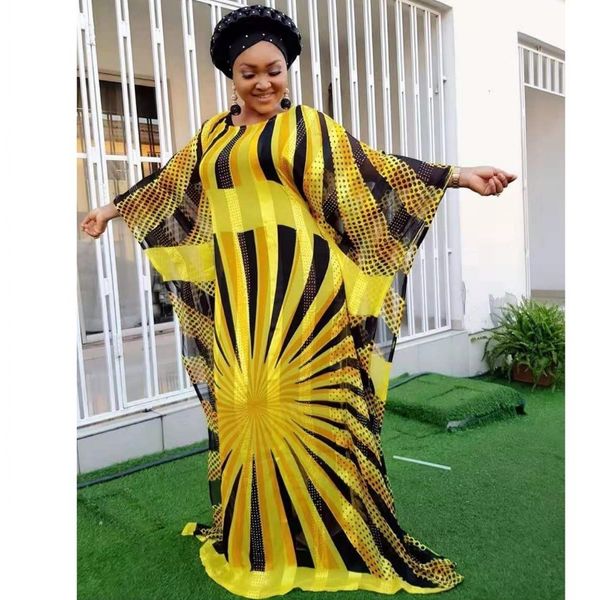 dresses yellow chiffon women africa clothing muslim long length fashion african dress for lady, Black;gray
dresses yellow chiffon women africa clothing muslim long length fashion african dress for lady, Black;gray