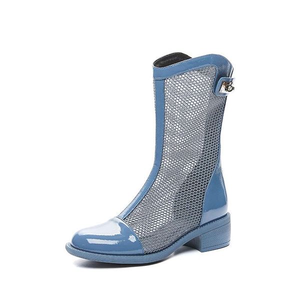 boots famale patent leather back zipper summer patchwork thick heels pumps fashion party night club shoes woman size 42, Black
boots famale patent leather back zipper summer patchwork thick heels pumps fashion party night club shoes woman size 42, Black